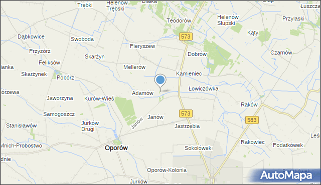 mapa Świechów Parcel, Świechów Parcel na mapie Targeo
